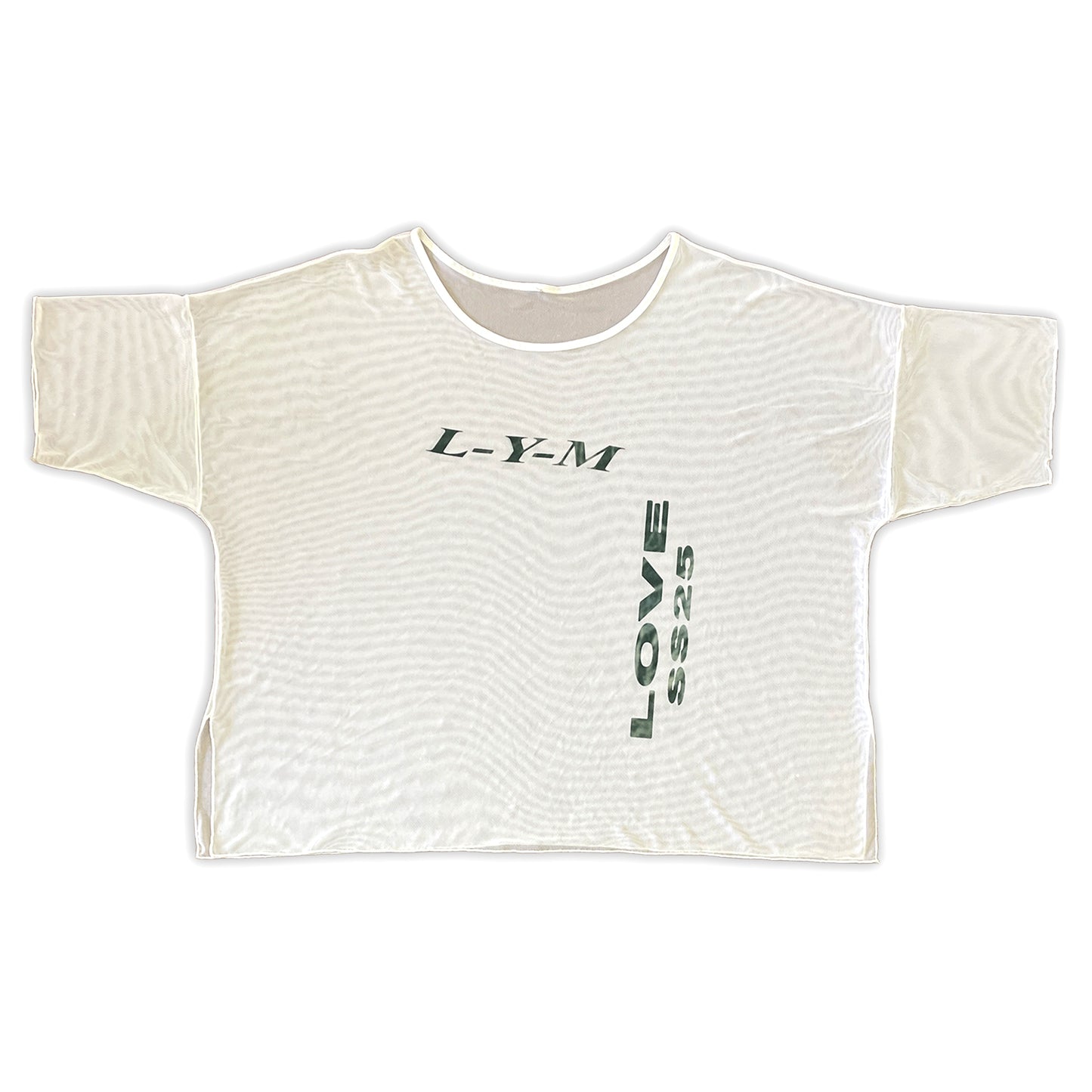 Logo Mesh Boxy Tee