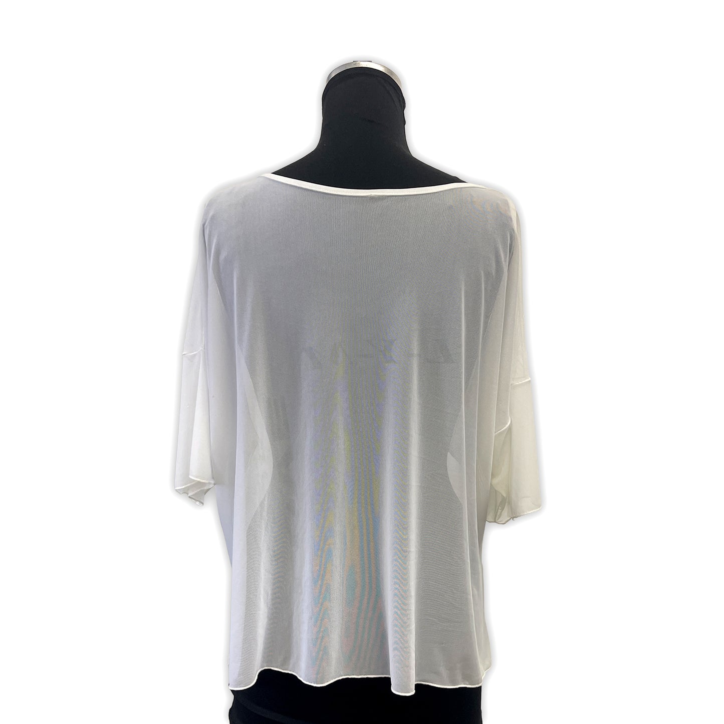 Logo Mesh Boxy Tee
