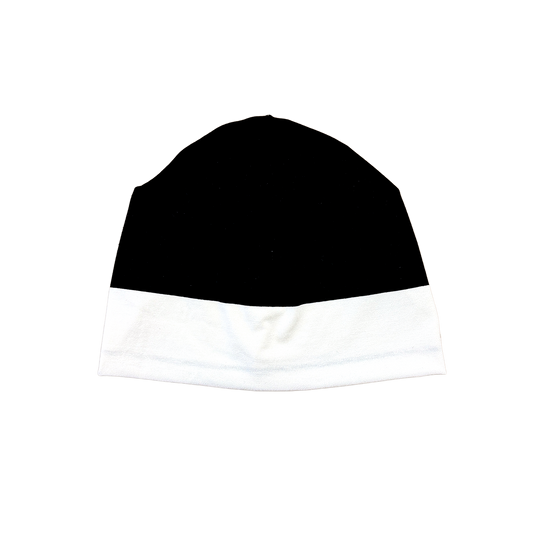 B&W REVERSIBLE BEANIE