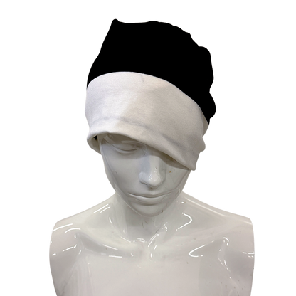 B&W REVERSIBLE BEANIE