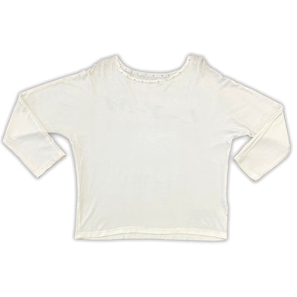 Washed Studded Long Sleeve